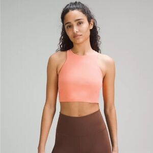 Lululemon Mesh-Back Train Bra *Medium Support, A/B Cup* Size 6 - Peach